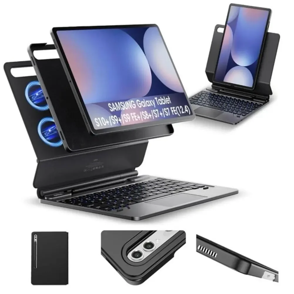ORDA‎ NIB Samsung Galaxy Keyboard Case 12.4” - Picture 3 of 7